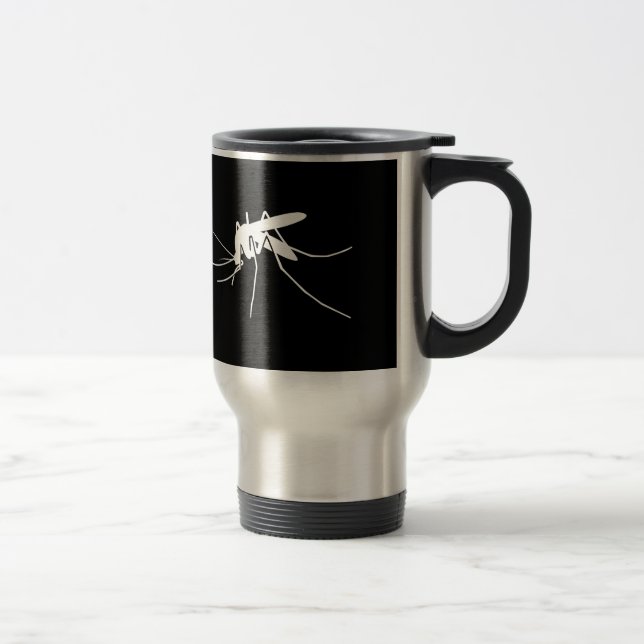 Mosquito Side View Travel Mug (Right)