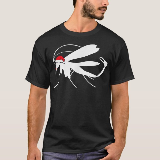 MOSQUITO Tshirt Gift, Santa Hat Christm (Front)