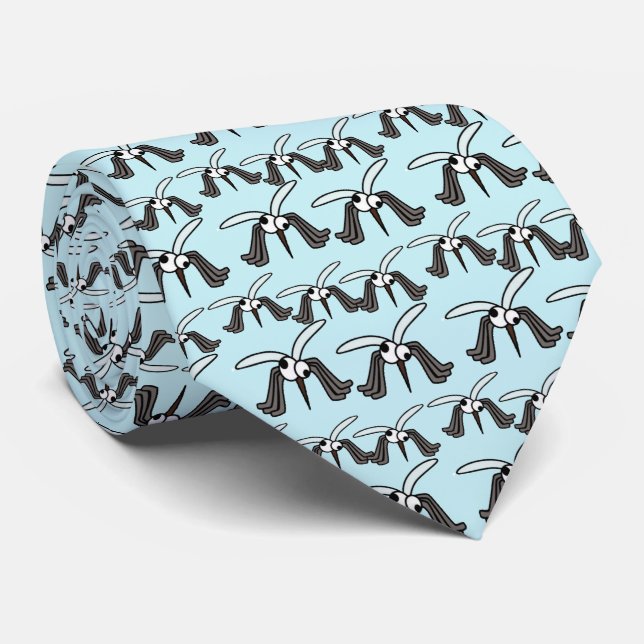 Mosquitoes - Sucks to Be You! Neck Tie (Rolled)