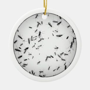 Mosquitos Ceramic Ornament