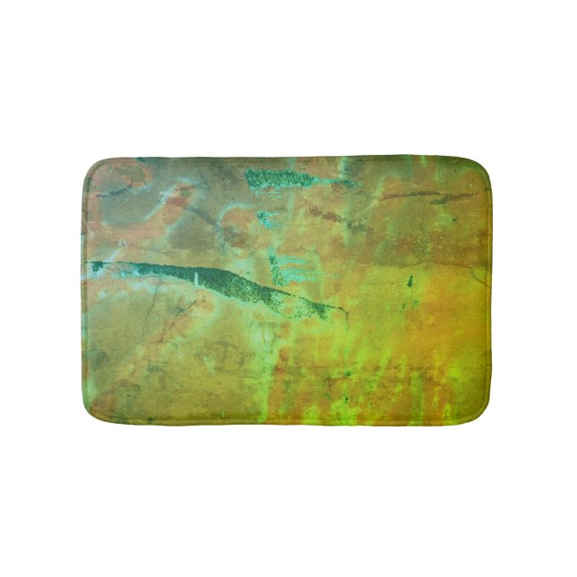 Moss Abstract Bath Mat (Front)