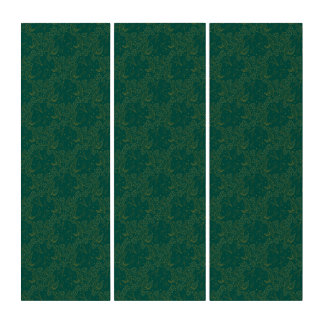 Moss and Mantle Fables in Gold Wallpaper Triptych