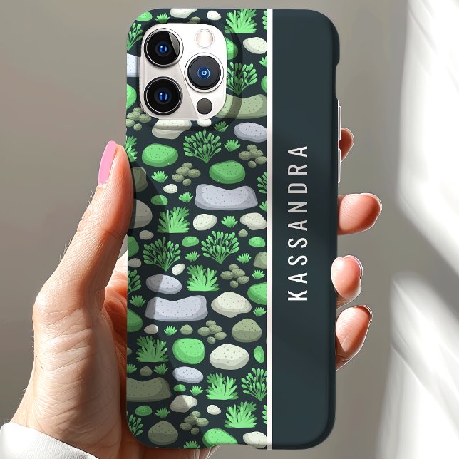 Moss And Stones Custom Personalized Name Case-Mate iPhone Case (Creator Uploaded)