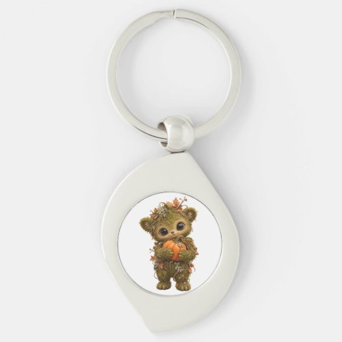 Moss Bear Pumpkin Keychai Keychain