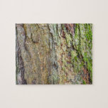 Moss-Covered Tree Bark Jigsaw Puzzle