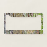 Moss-Covered Tree Bark License Plate Frame