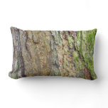 Moss-Covered Tree Bark Lumbar Pillow