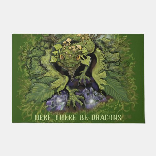 Moss Dragon Doormat