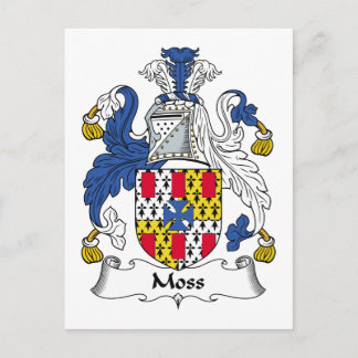 Moss Family Crest Postcard
