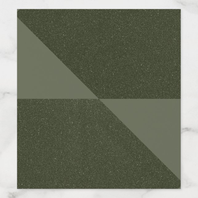 Moss Green Abstract Envelope Liner (Design)