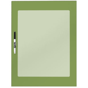Moss Green Background Solid Color Customize this Dry-Erase Board