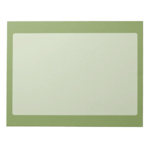 Moss Green Background Solid Color Customize this Notepad