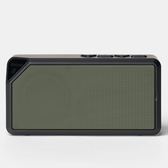 Moss Green Bluetooth Speaker – Customizable (Front)