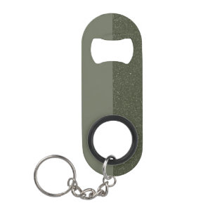Moss Green Bottle Opener with Split Finish Custom