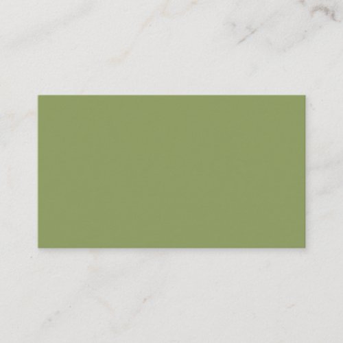 Moss Green Business Card
