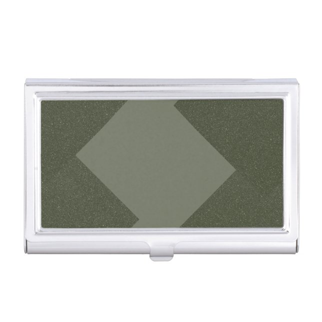 Moss Green Business Card Holder (Front)
