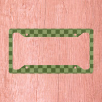 Moss Green Checkerboard