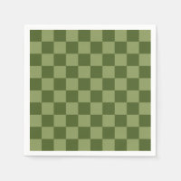 Moss Green Checkerboard