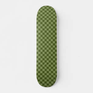 Moss Green Checkerboard Skateboard