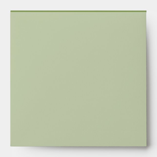 Moss Green Color Customize this Envelope (Front)