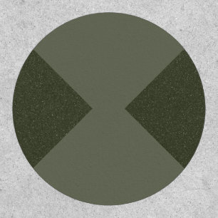 Moss Green Cross-Split Patch