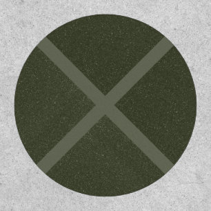 Moss Green Crossroads Patch – Customizable