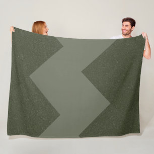 Moss Green Custom Fleece Blanket