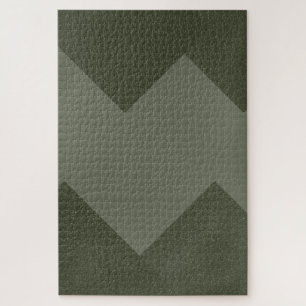 Moss Green Custom Jigsaw Puzzle