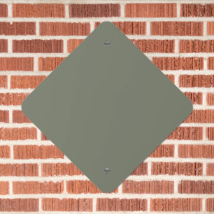 Moss Green Custom Metal Sign – Bulk Friendly