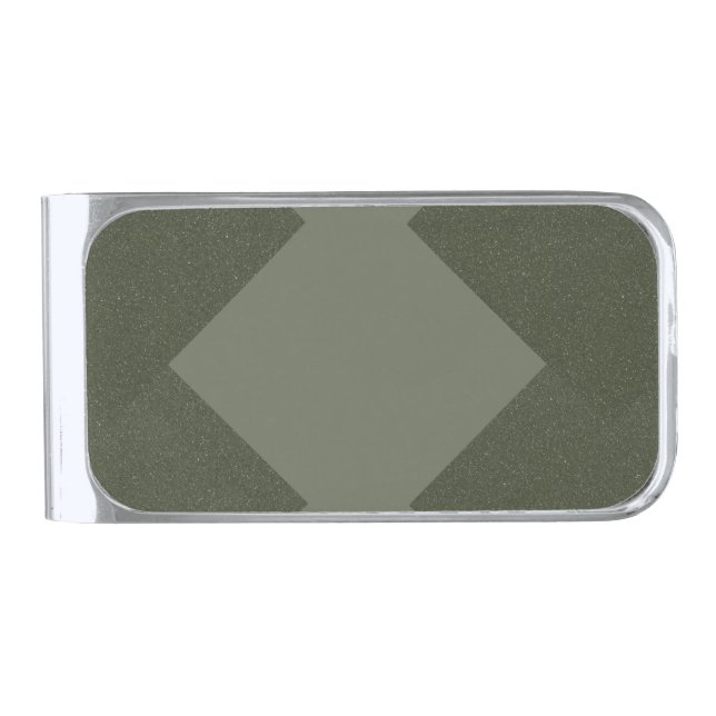 Moss Green Custom Money Clip (Front)