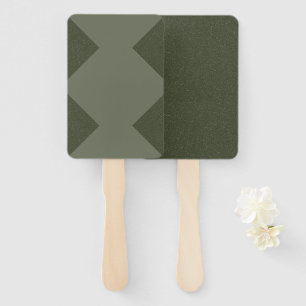 Moss Green Custom Paddle Fans