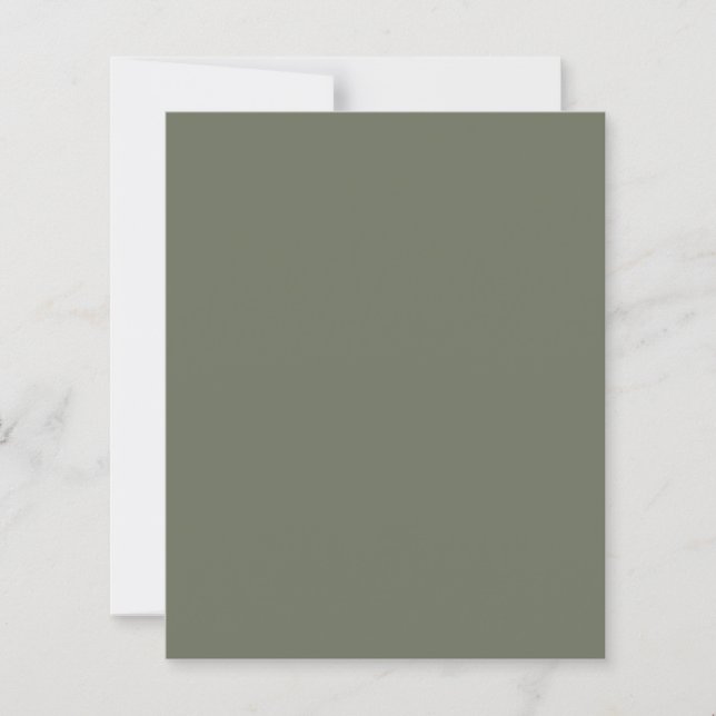 Moss Green Custom Paper Sheet (Front)