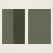 Moss Green Custom Profile Card (Front & Back)