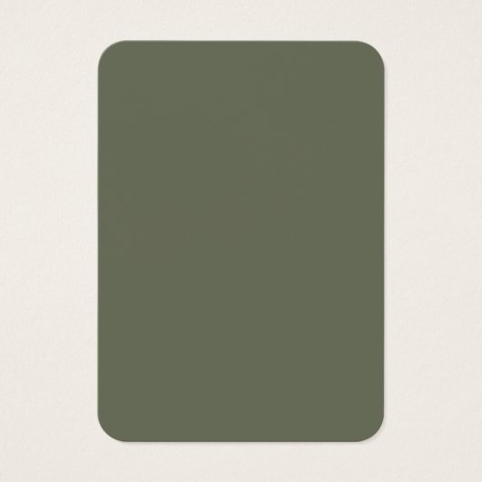 Moss Green Custom Profile Card (Front)