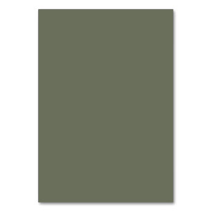 Moss Green Custom Table Card