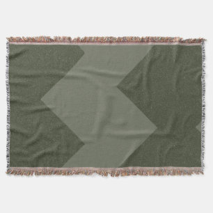 Moss Green Custom Throw Blanket