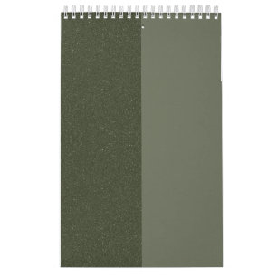 Moss Green Custom Wall Calendar