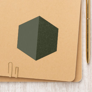 Moss Green Dimensional Patch – Modern Split Style