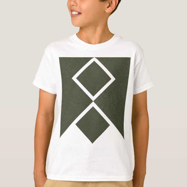 Moss Green Double Diamond Tee - T-Shirt (Front)