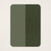 Moss Green Dual-Finish Bulk Profile Cards (Custom) (Front)