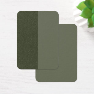 Moss Green Dual-Finish Custom Profile Card