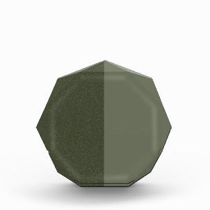 Moss Green Dual-Tone Acrylic Award – Customizable