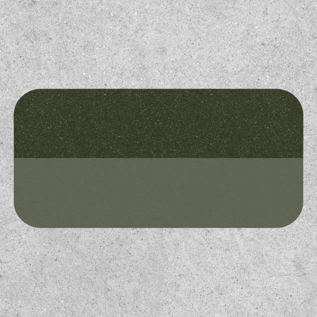 Moss Green Dual-Tone Custom Patch (Front)