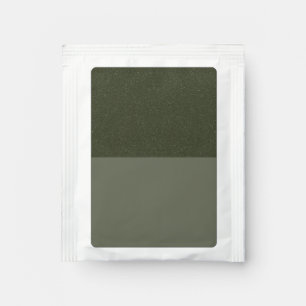 Moss Green Dual-Tone Drink Mix Packet – Customize