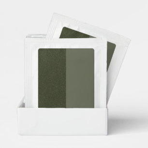 Moss Green Dual-Tone Drink Mix Sachet – Customize