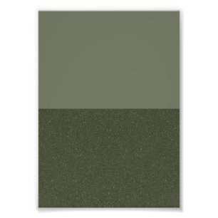 Moss Green Dual-Tone Photo Enlargement – Customize Print