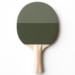 Moss Green Dual-Tone Ping Pong Paddle – Customize