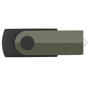 Moss Green Dual‐Tone Swivel USB Drive – Customize