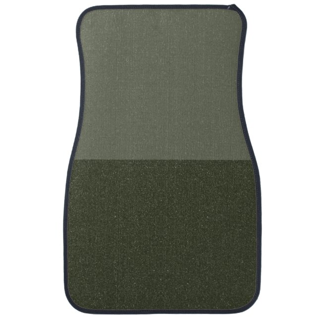 Moss Green Duo-Tone Custom Car Mats (Front)
