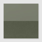 Moss Green Duo-Tone Magnetic Card – Customizable (Front)